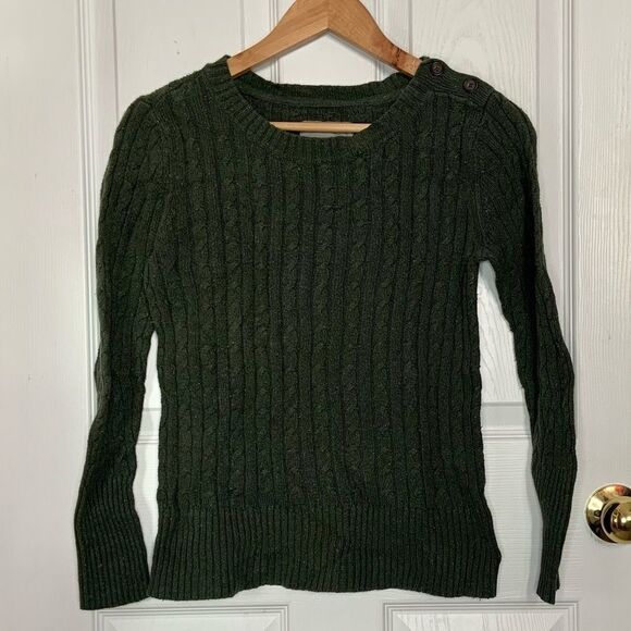 Knit Green Sweater - Picture 4 of 8
